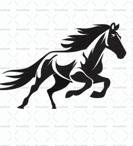 Galoppierendes Pferd